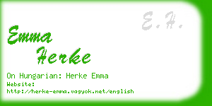emma herke business card